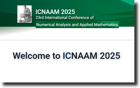Welcome to the International Conference on Numerical Analysis